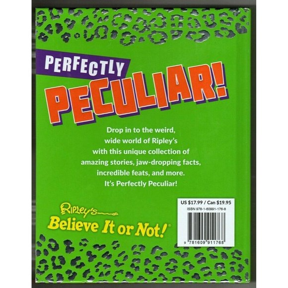 Ripleys Believe it or Not - Perfectly Peculiar! Hardcover 2017 - Picture 2 of 2